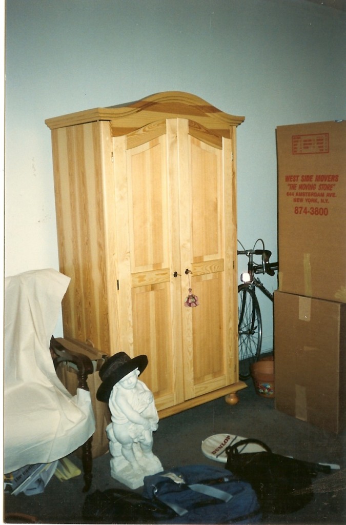 Before shot armoire. NYC
